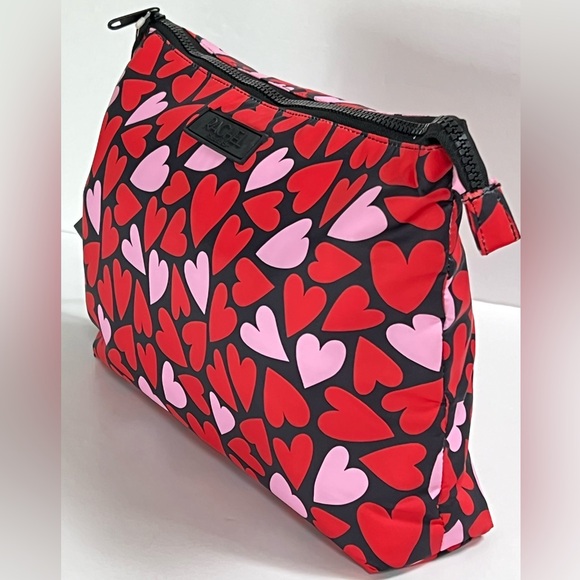 Rachel Roy Heart Nylon Large Pouch Bag NWT - Picture 9 of 15